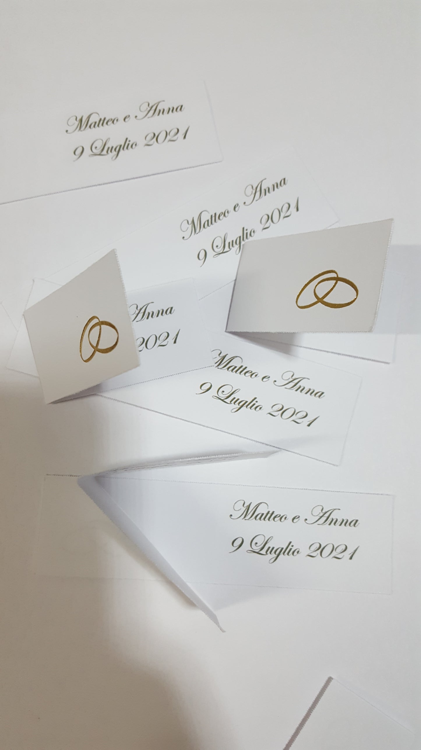 Bigliettini comunione/matrimonio stampati