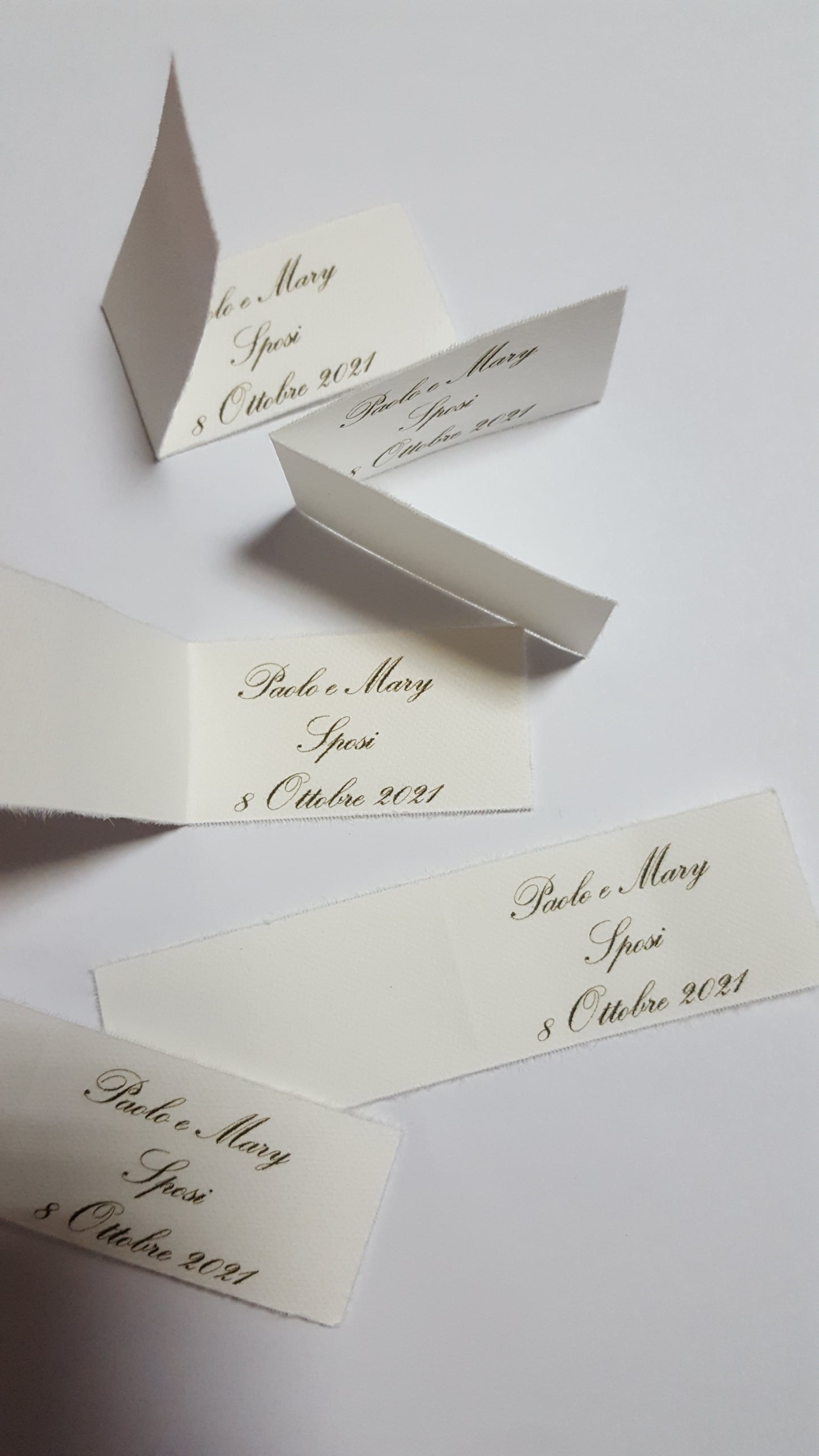 Bigliettini comunione/matrimonio stampati