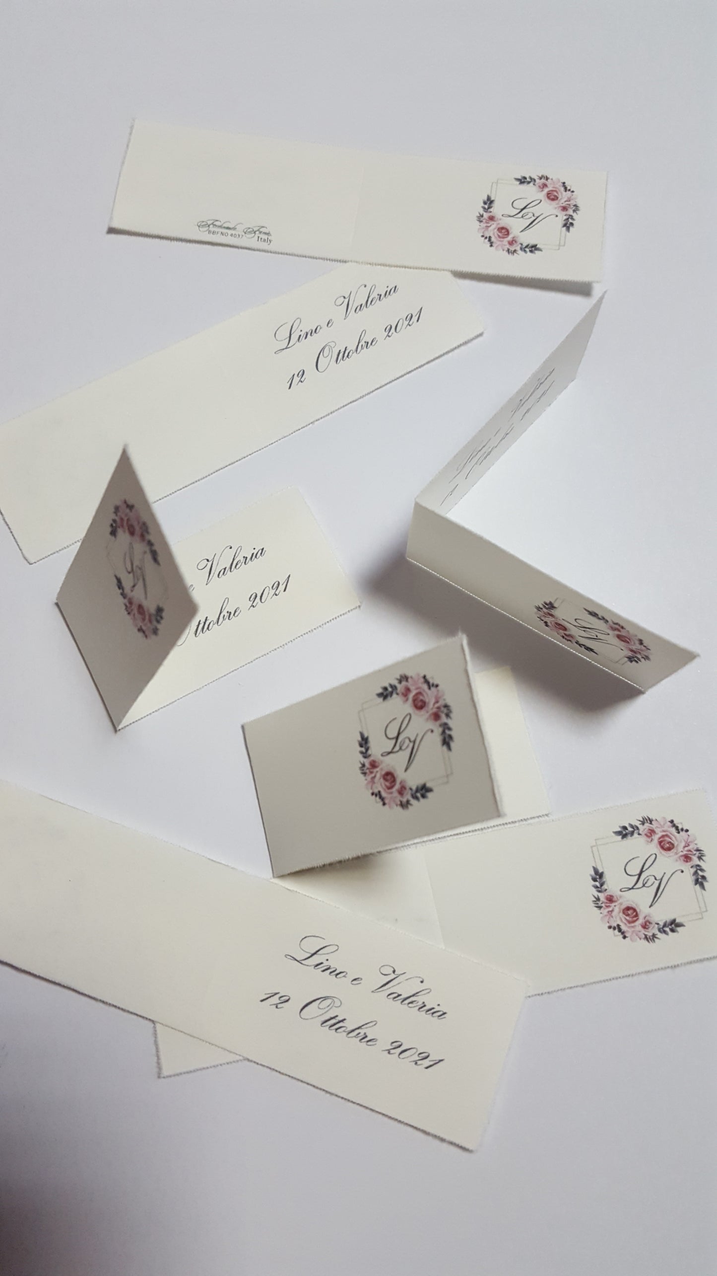 Bigliettini comunione/matrimonio stampati