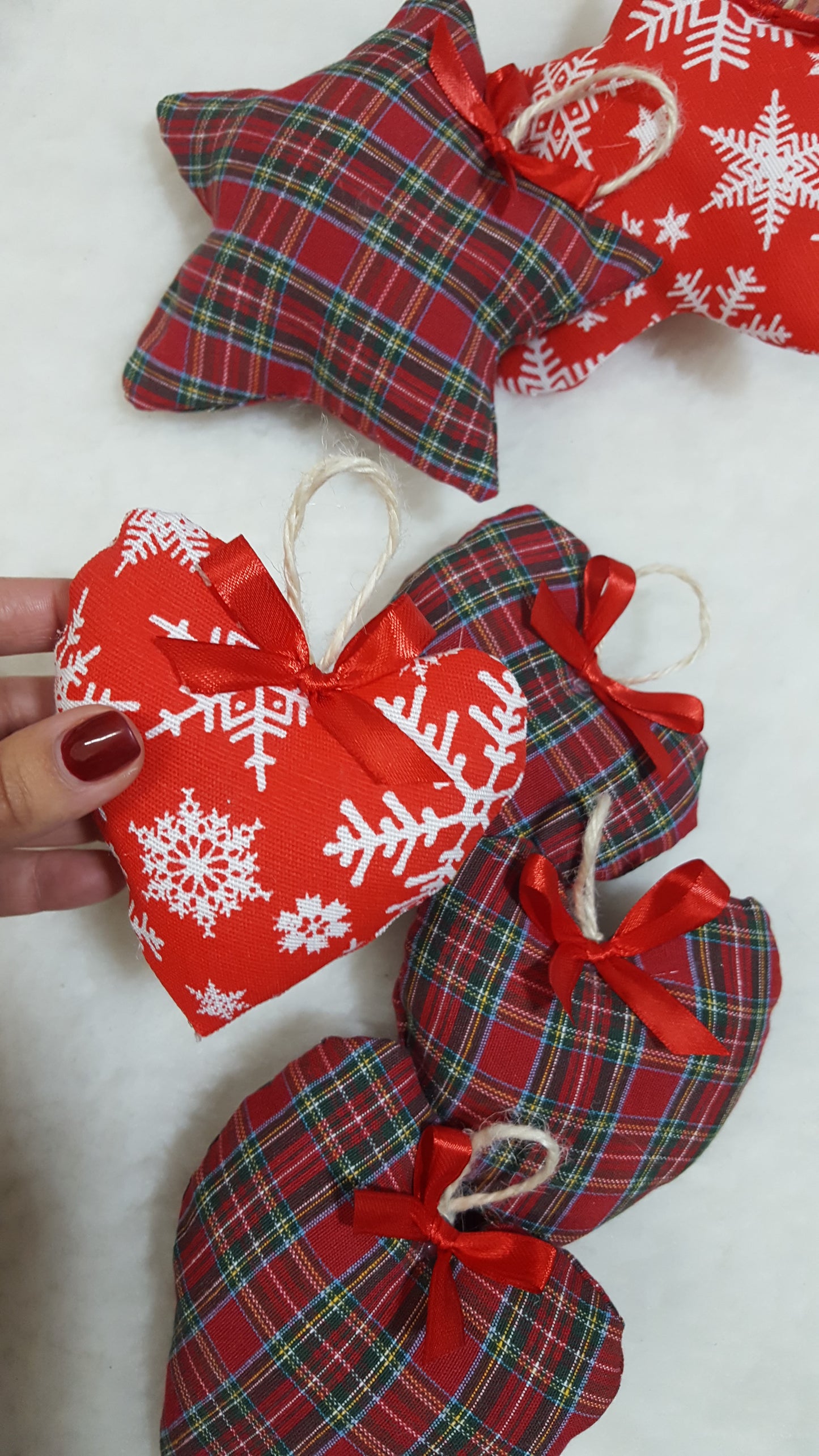 Decorazioni sartoriali per albero