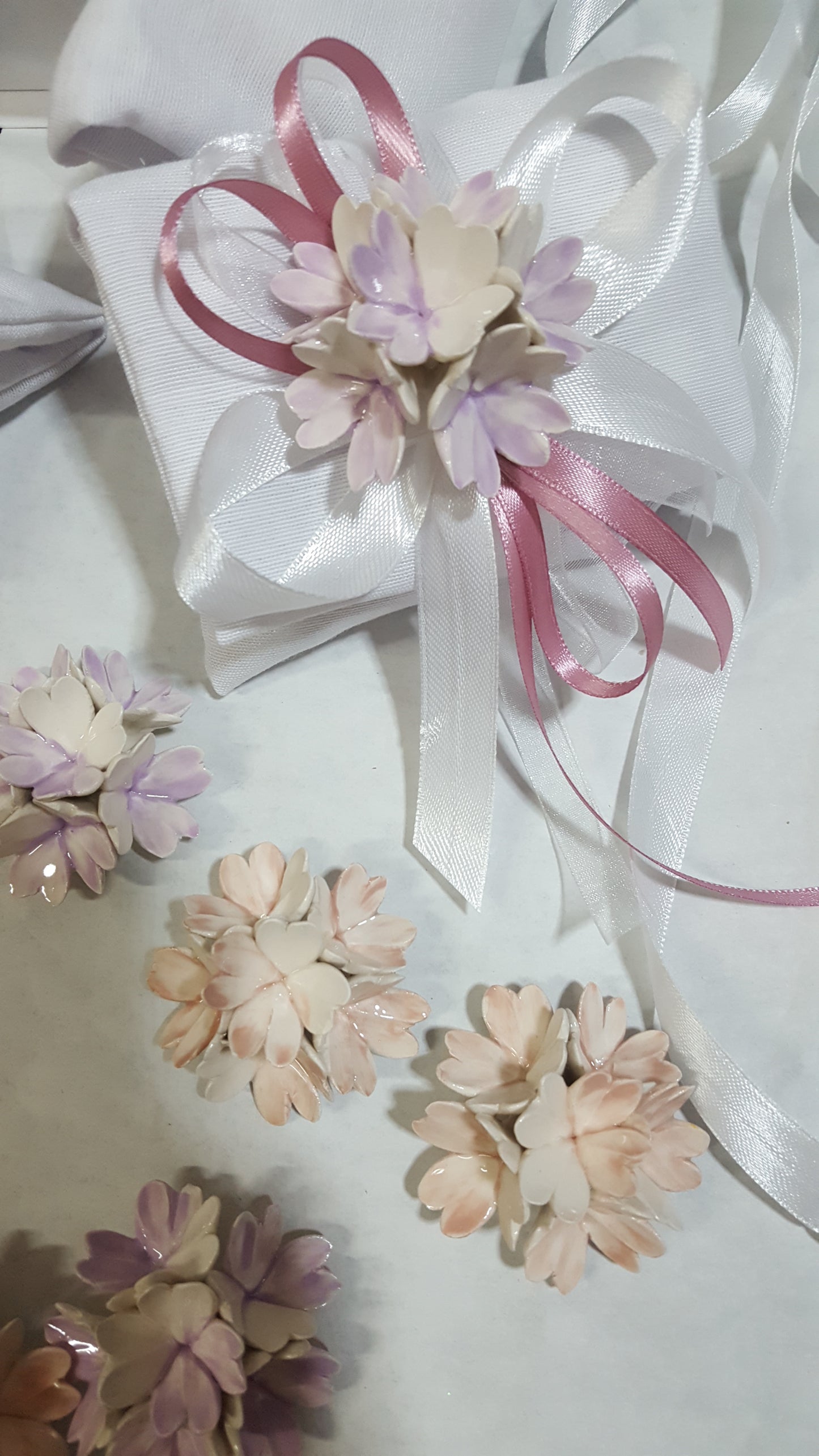 Pochette con ortensia