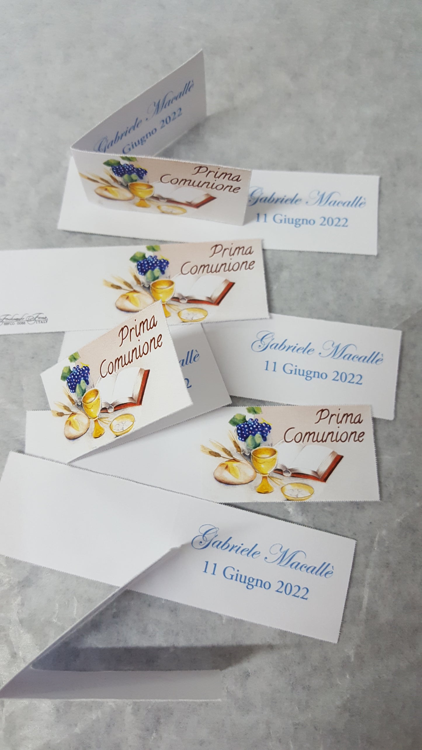 Sacchetto portaconfetti con iniziale