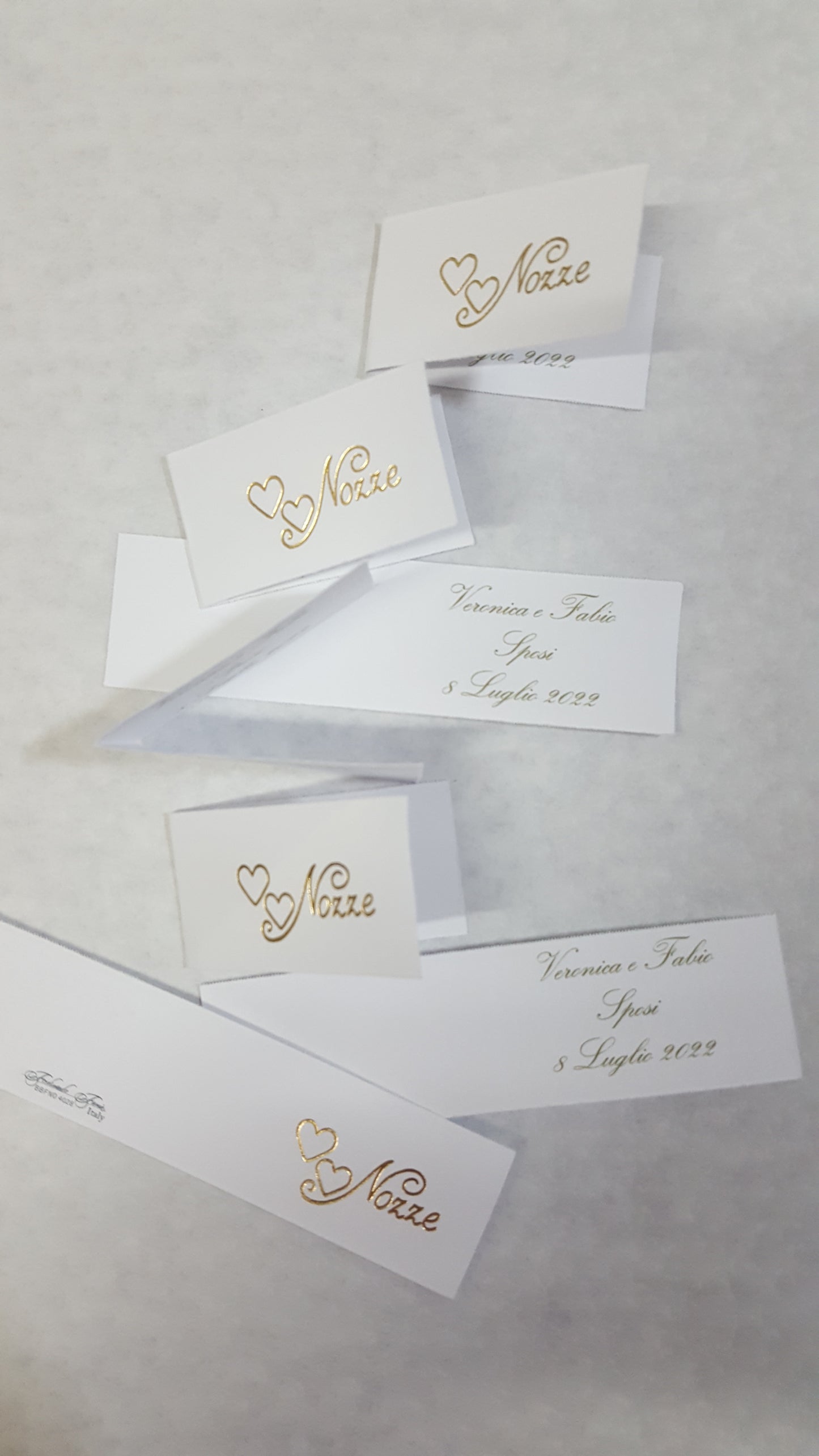 Bigliettini comunione/matrimonio stampati