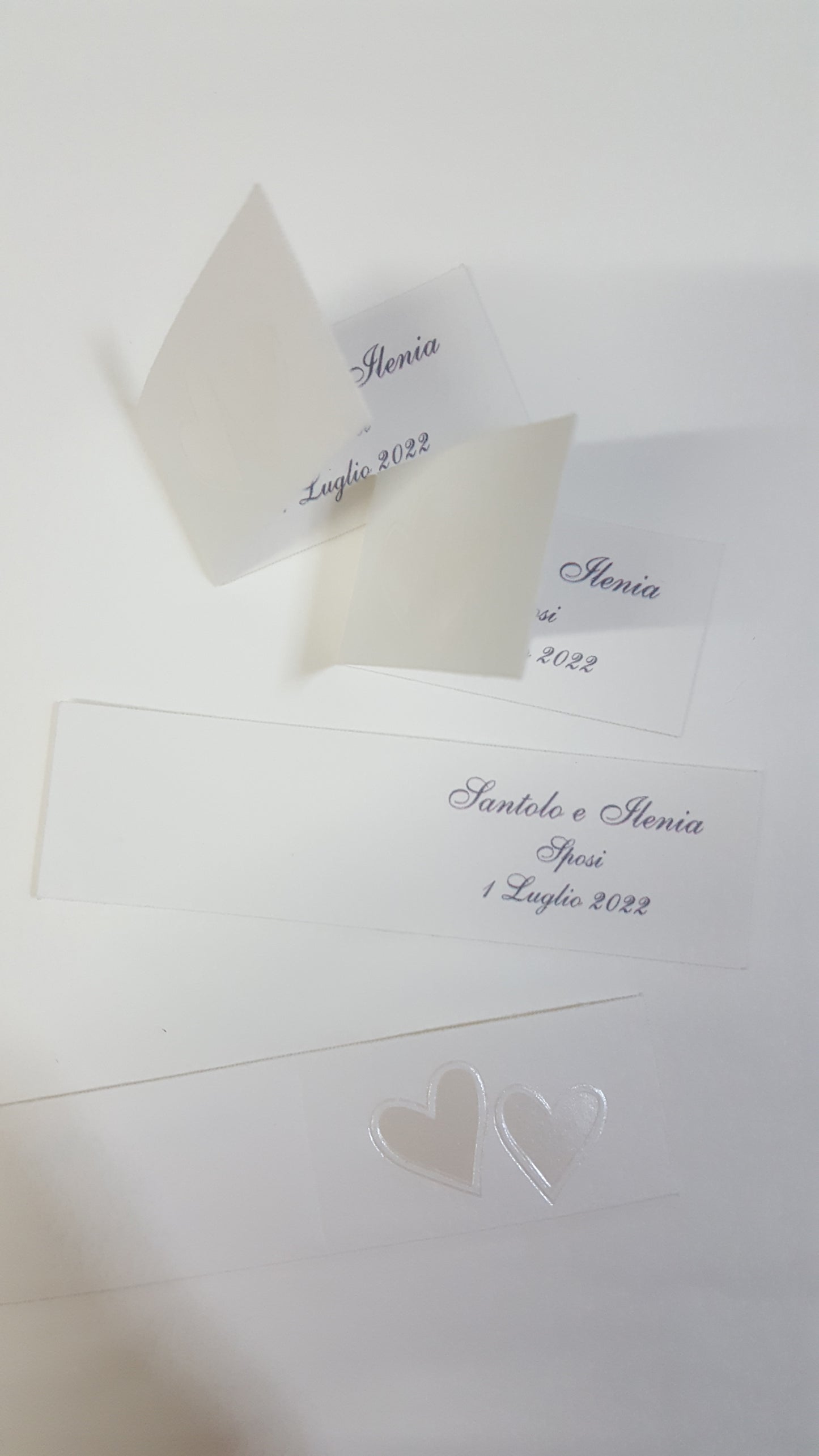 Bigliettini comunione/matrimonio stampati