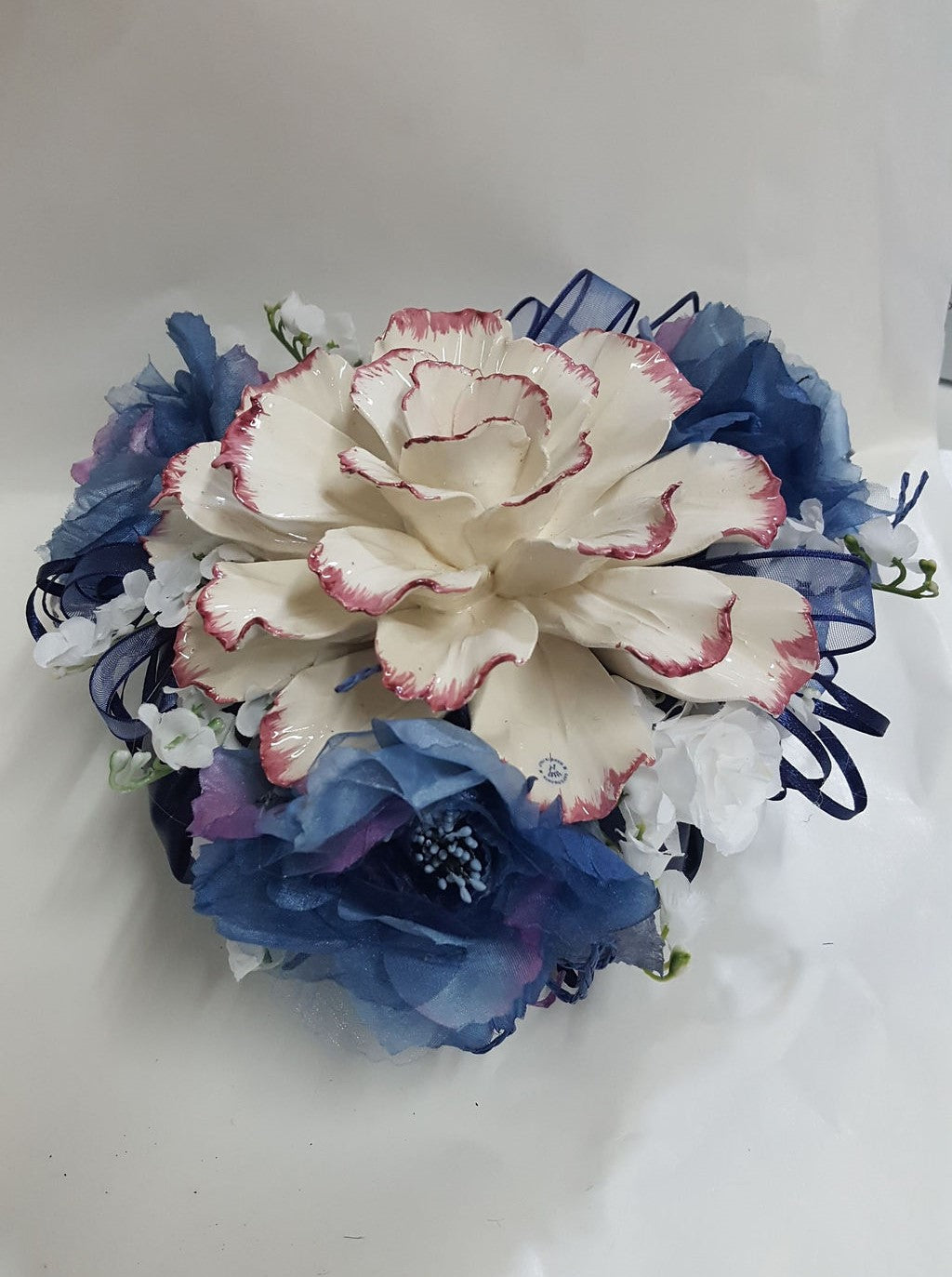 Pouf grande rosa antico