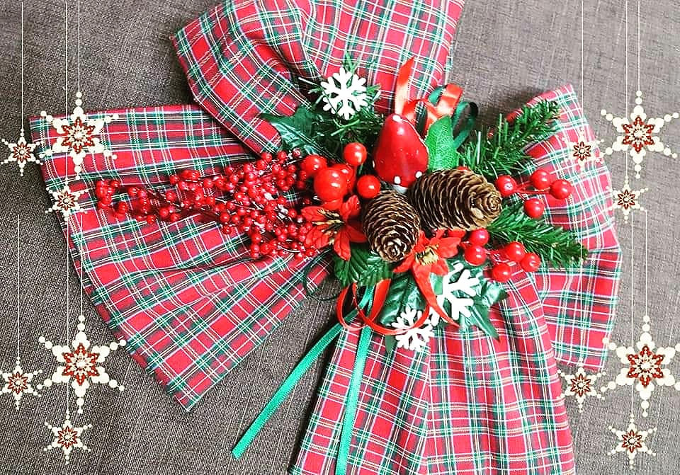 Fiocco scozzese 40cm sartoriale