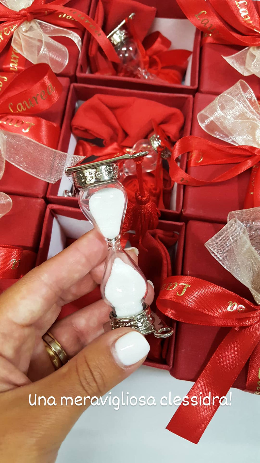 Clessidra con tocco laurea