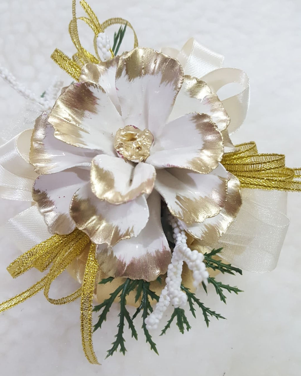 Pouf piccolo oro