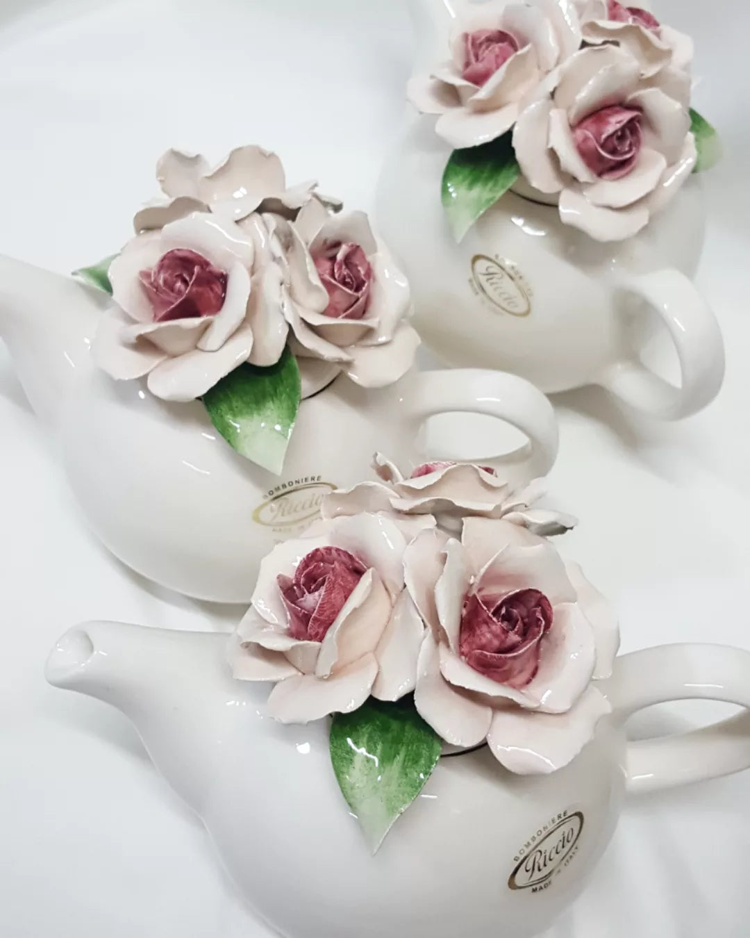 Teiera con fiori