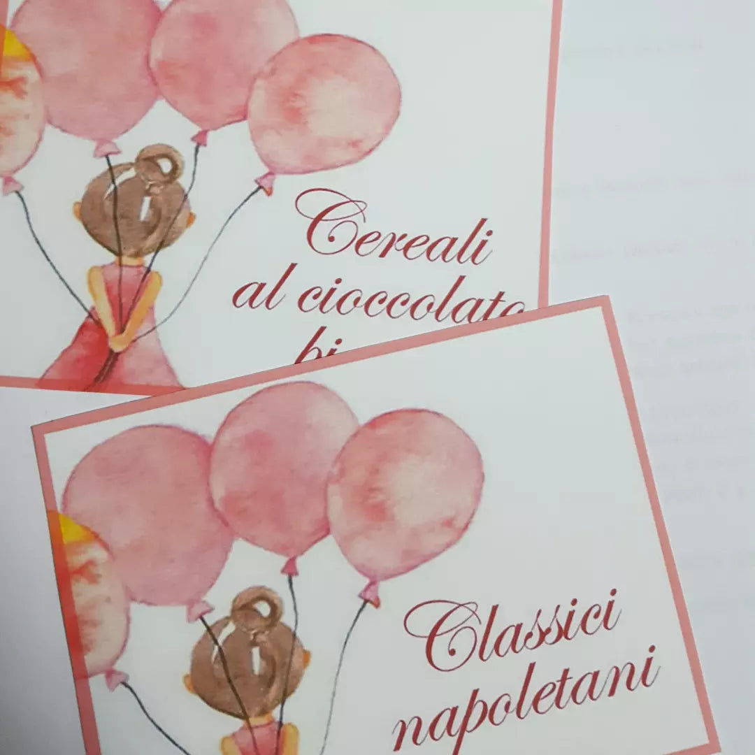 kit grafica palloncino (segnaposto, confettata, ecc...)