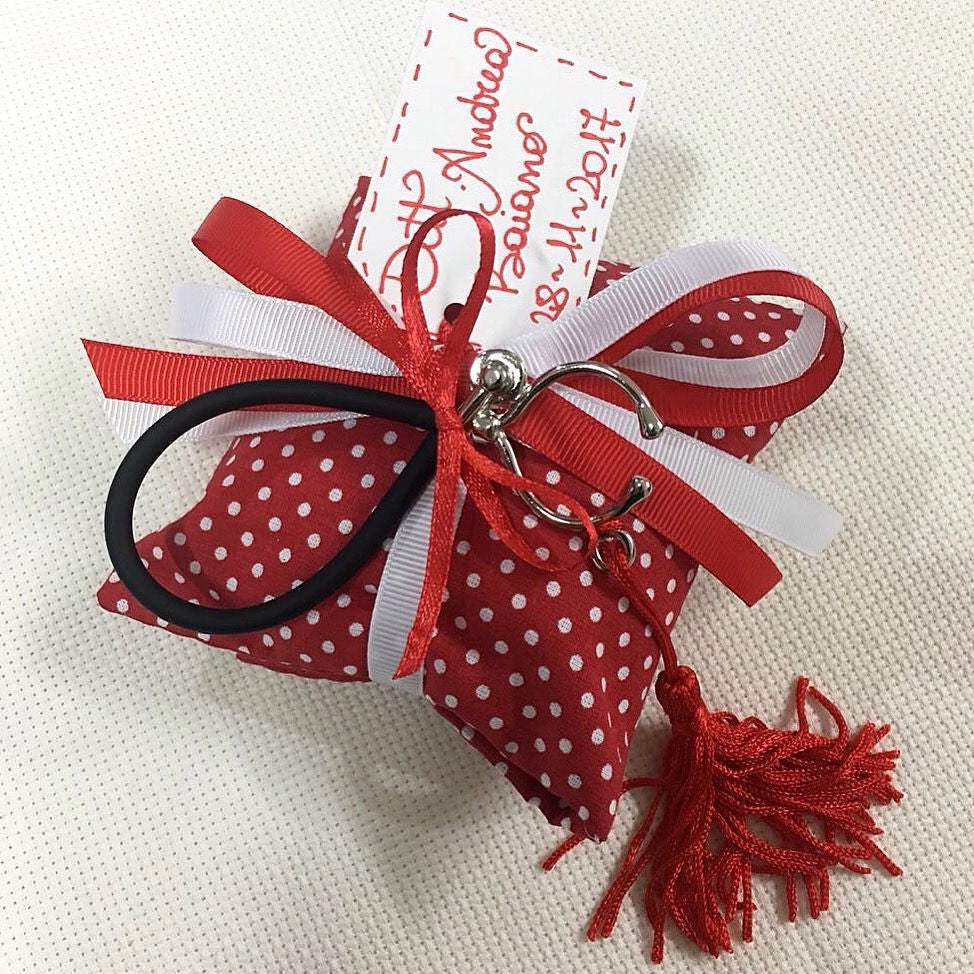 Stetoscopio 10cm laurea con nappina confezionato
