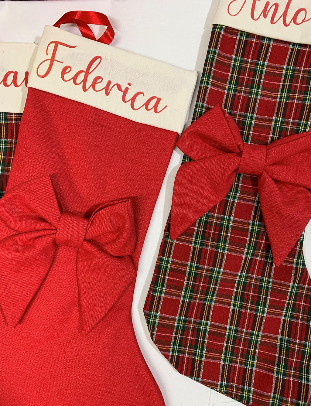 Calza della befana personalizzata