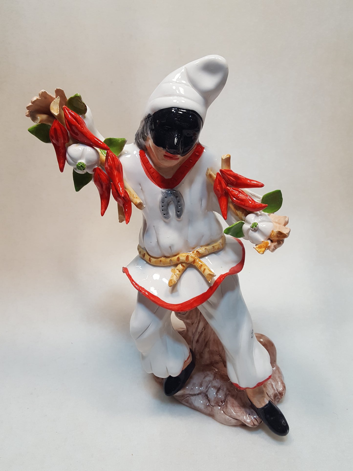 Statua pulcinella 32cm