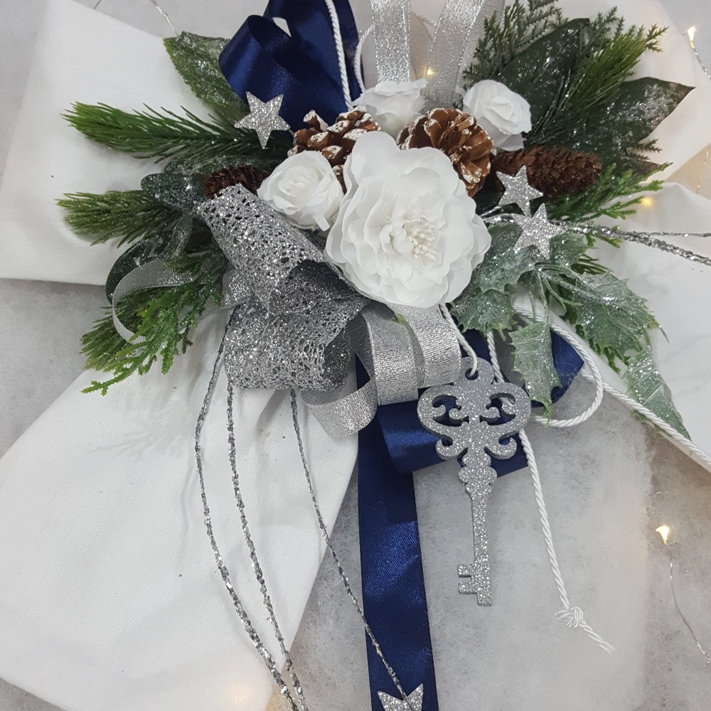 Fiocco bianco 30cm sartoriale