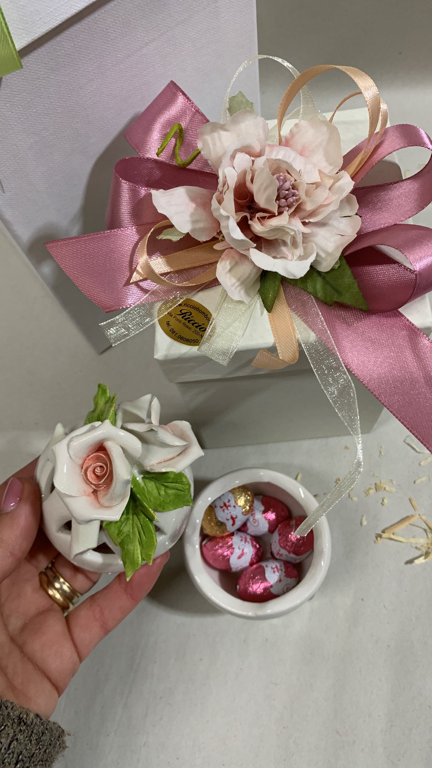 Uovo di Pasqua piccolo in ceramica