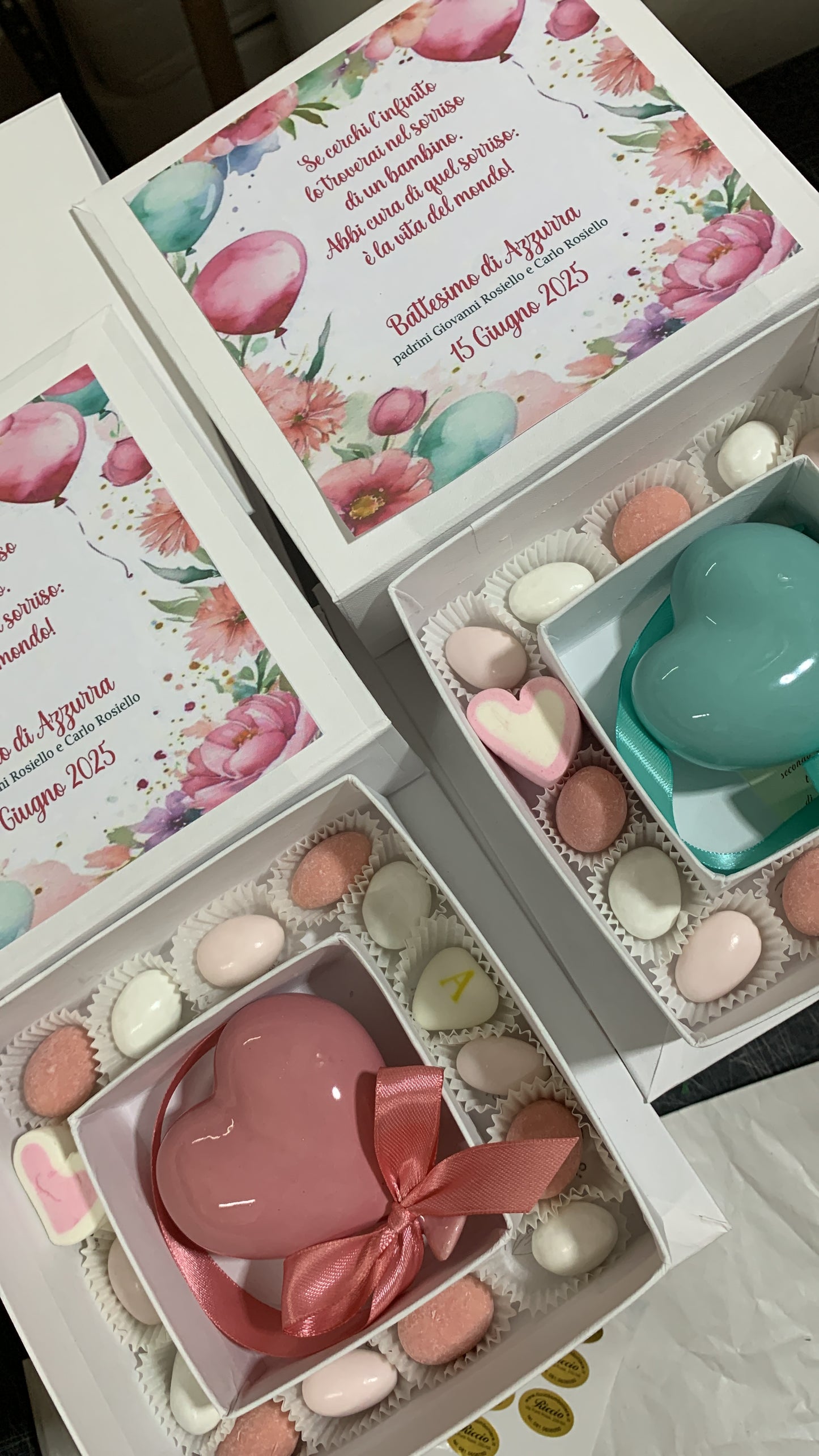 Cuore palloncino in ceramica