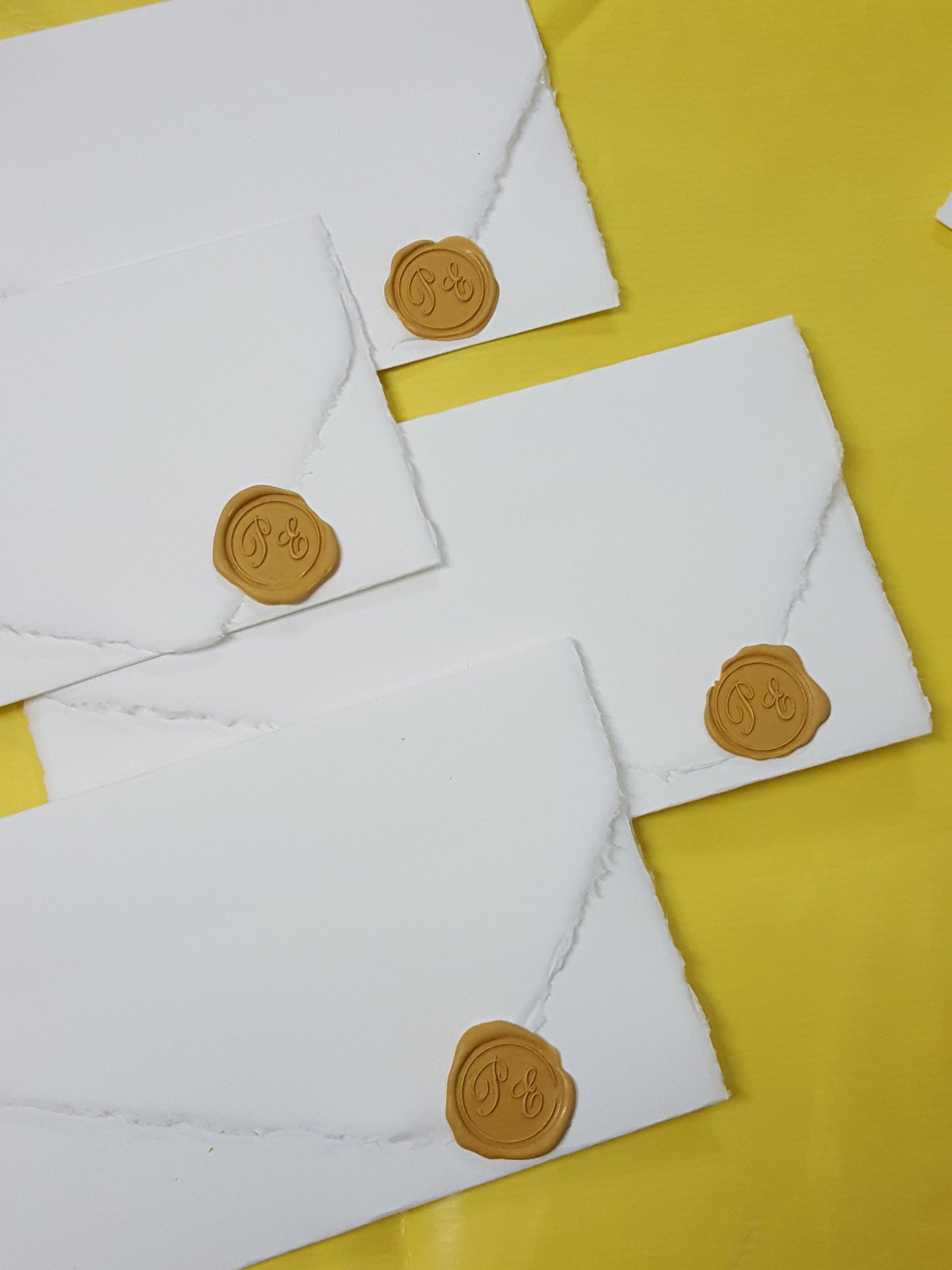 Partecipazione in carta Amalfi con sigillo