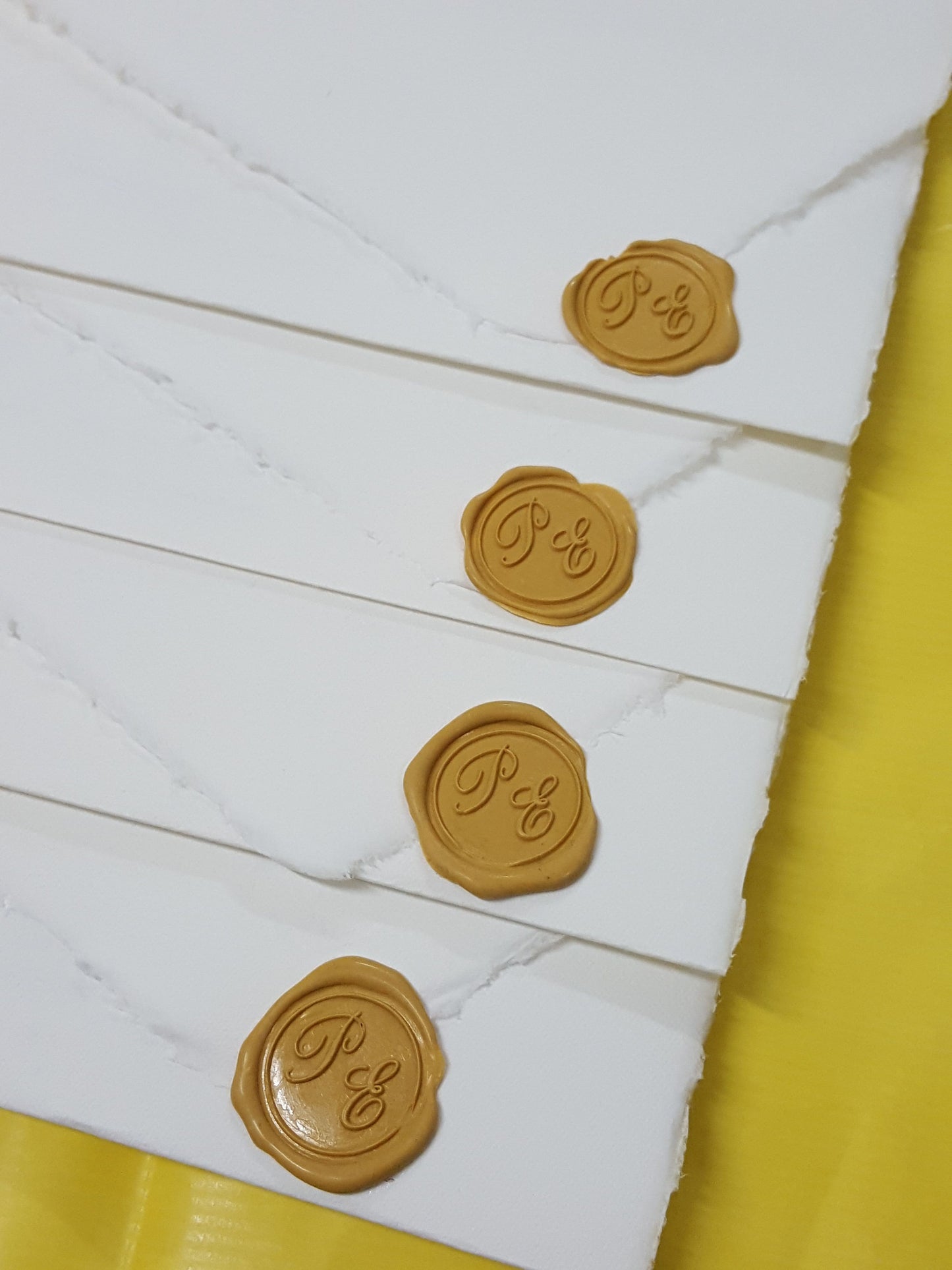 Partecipazione in carta Amalfi con sigillo