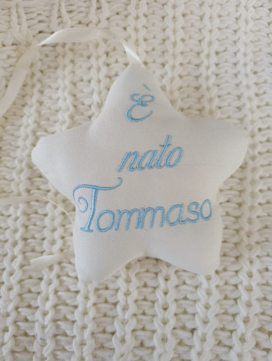 Stella imbottita pendente nascita