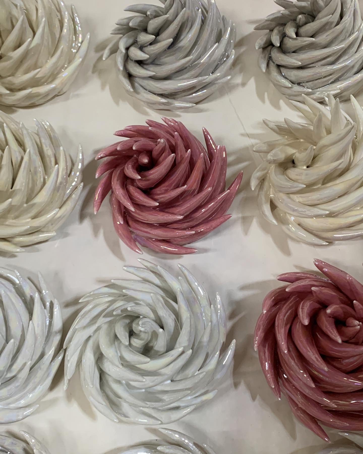 Fiamma in ceramica 11cm colore a scelta
