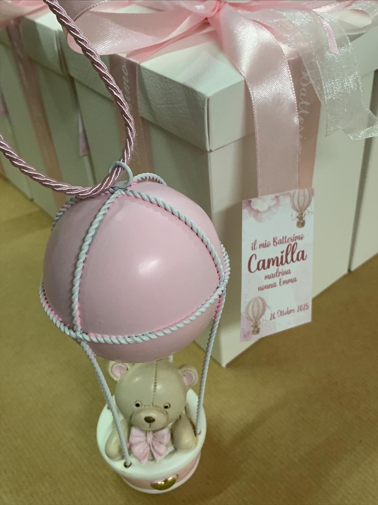 Mongolfiera con orsetto