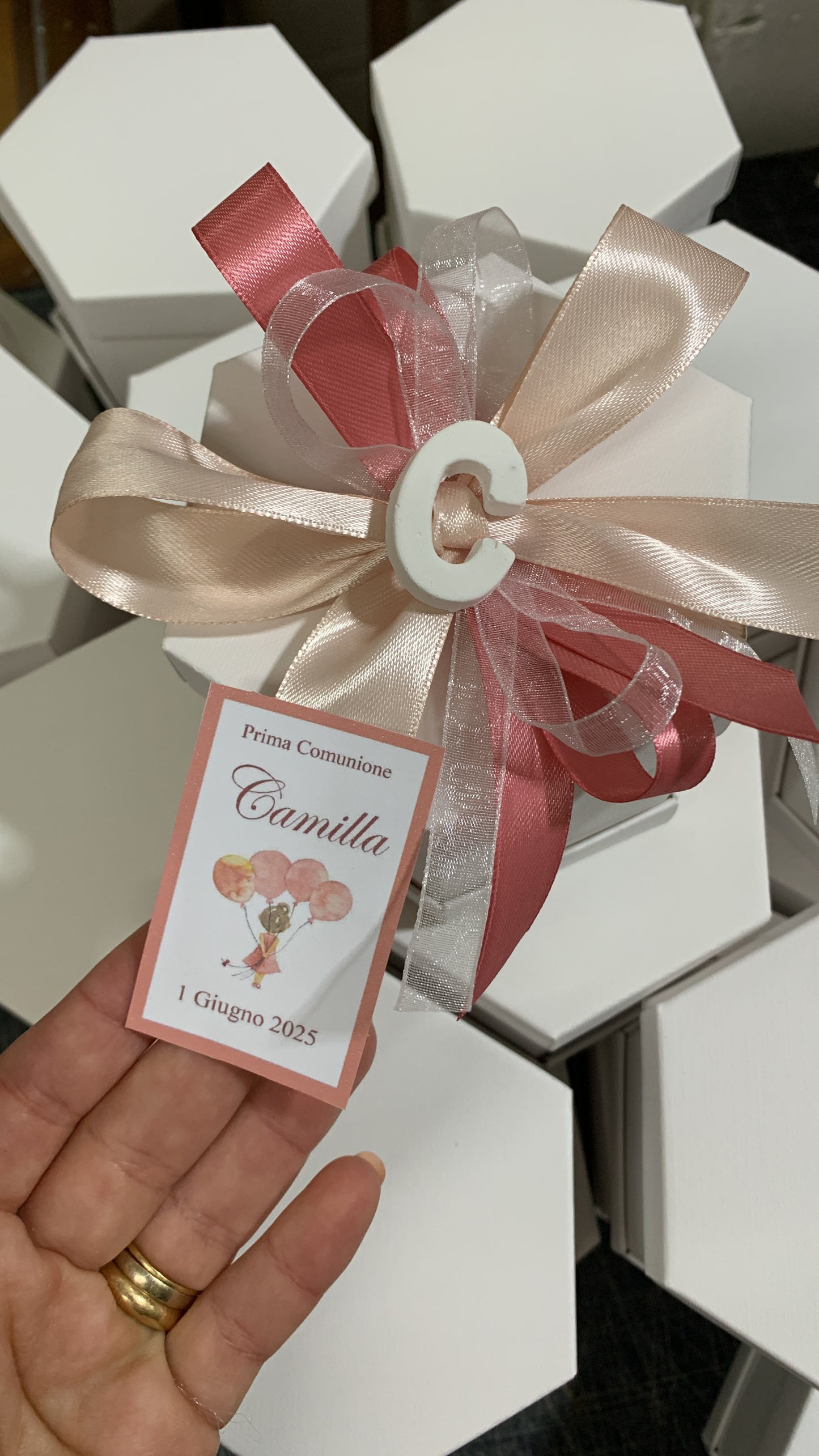 Palloncino cuore led con frase