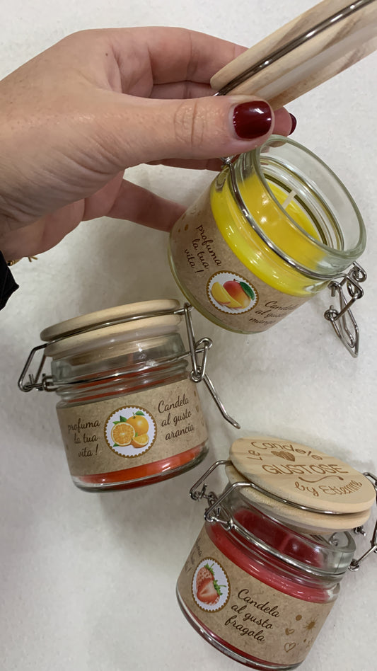 Candele in vetro super profumate