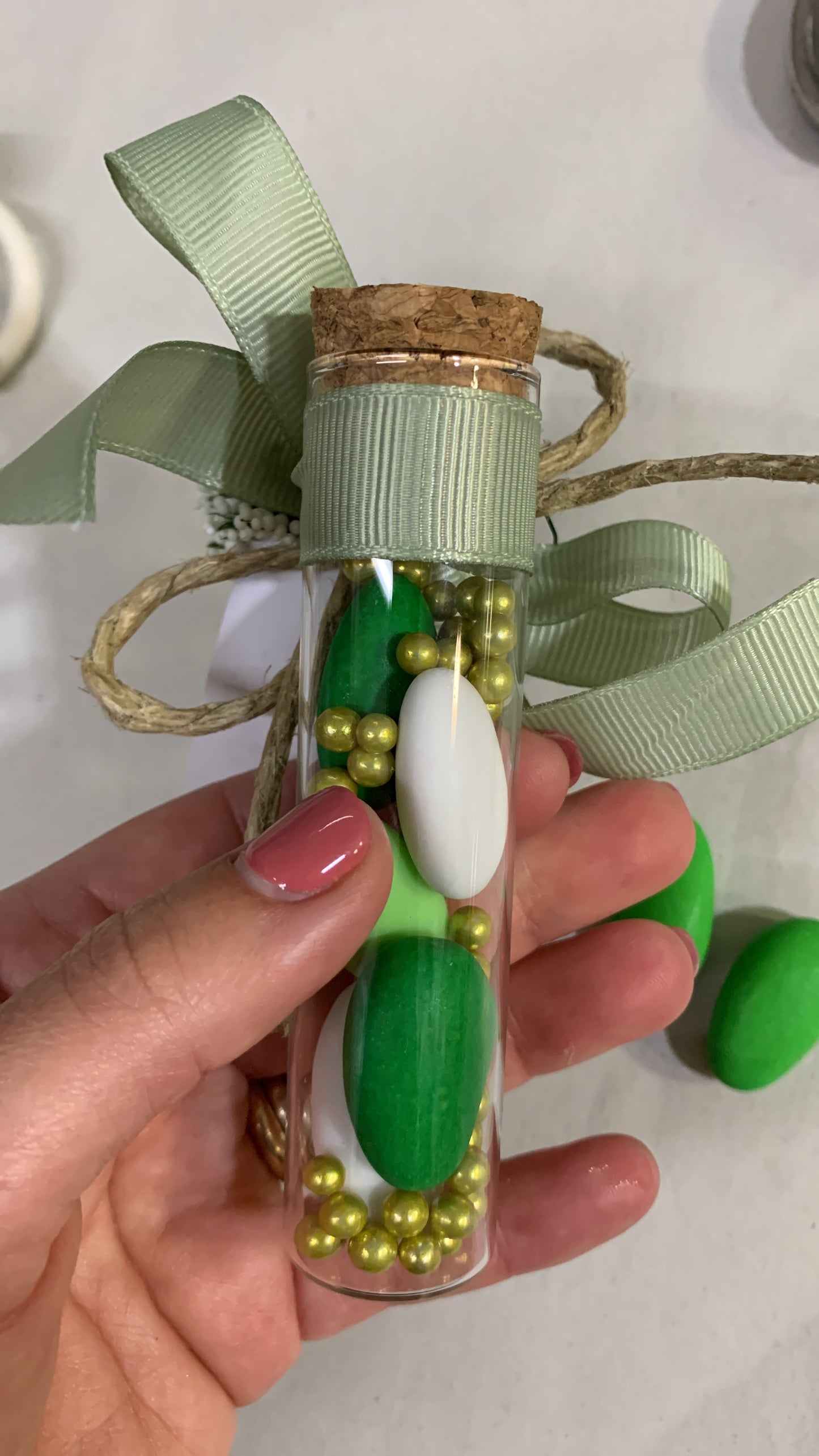 Provetta vetro promessa di matrimonio