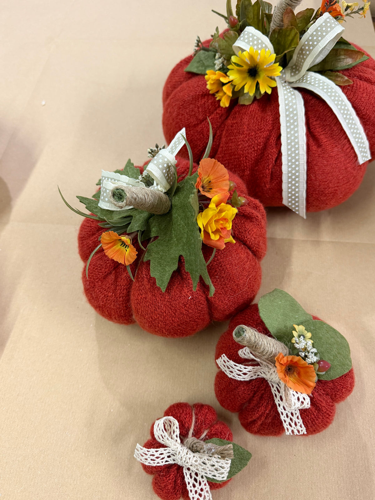 Zucche handmade 4 misure