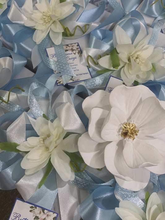 Fiore opaco 9cm in scatola confezione inclusa a tema