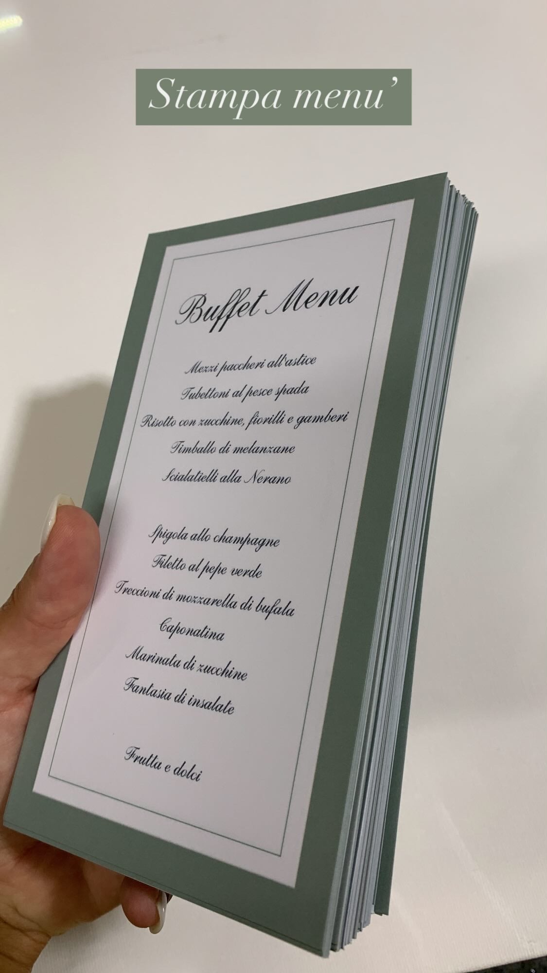 Lavoro grafico completo: tag segnaposto, segnatavolo, menu e tableau de mariage