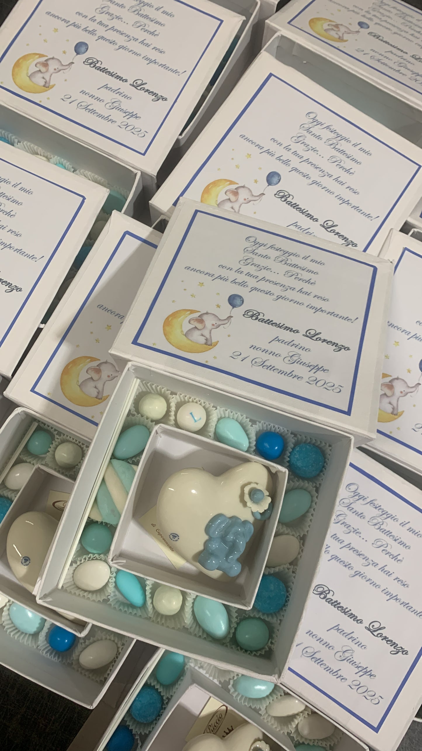 cuore profumatore in scatola degustazione