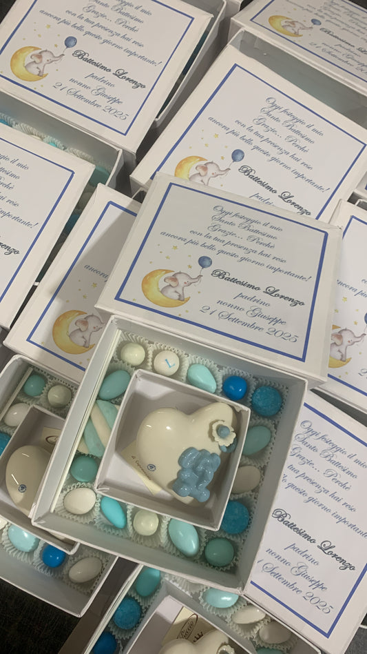 cuore profumatore in scatola degustazione