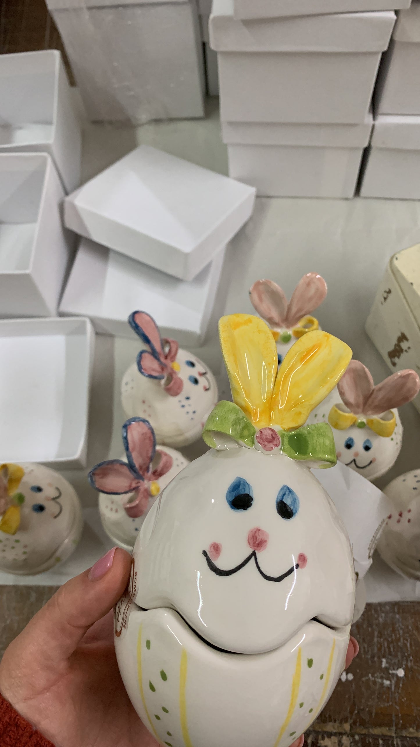 Uovo coniglio di Pasqua