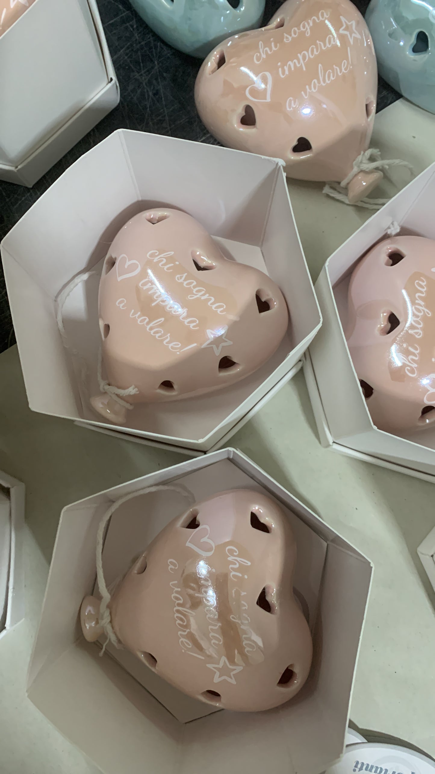 Palloncino cuore led con frase