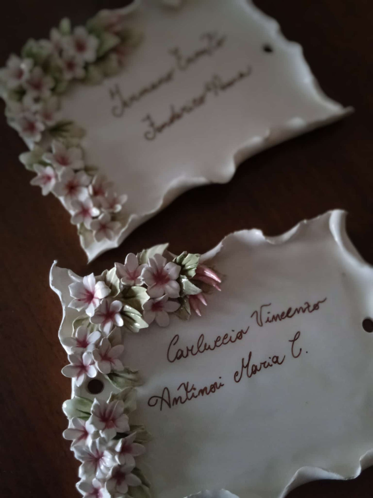 Targhetta ceramica personalizzata