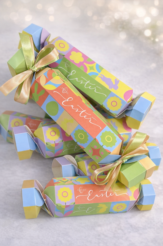 Caramelle pasquali ripiene di uova confettate