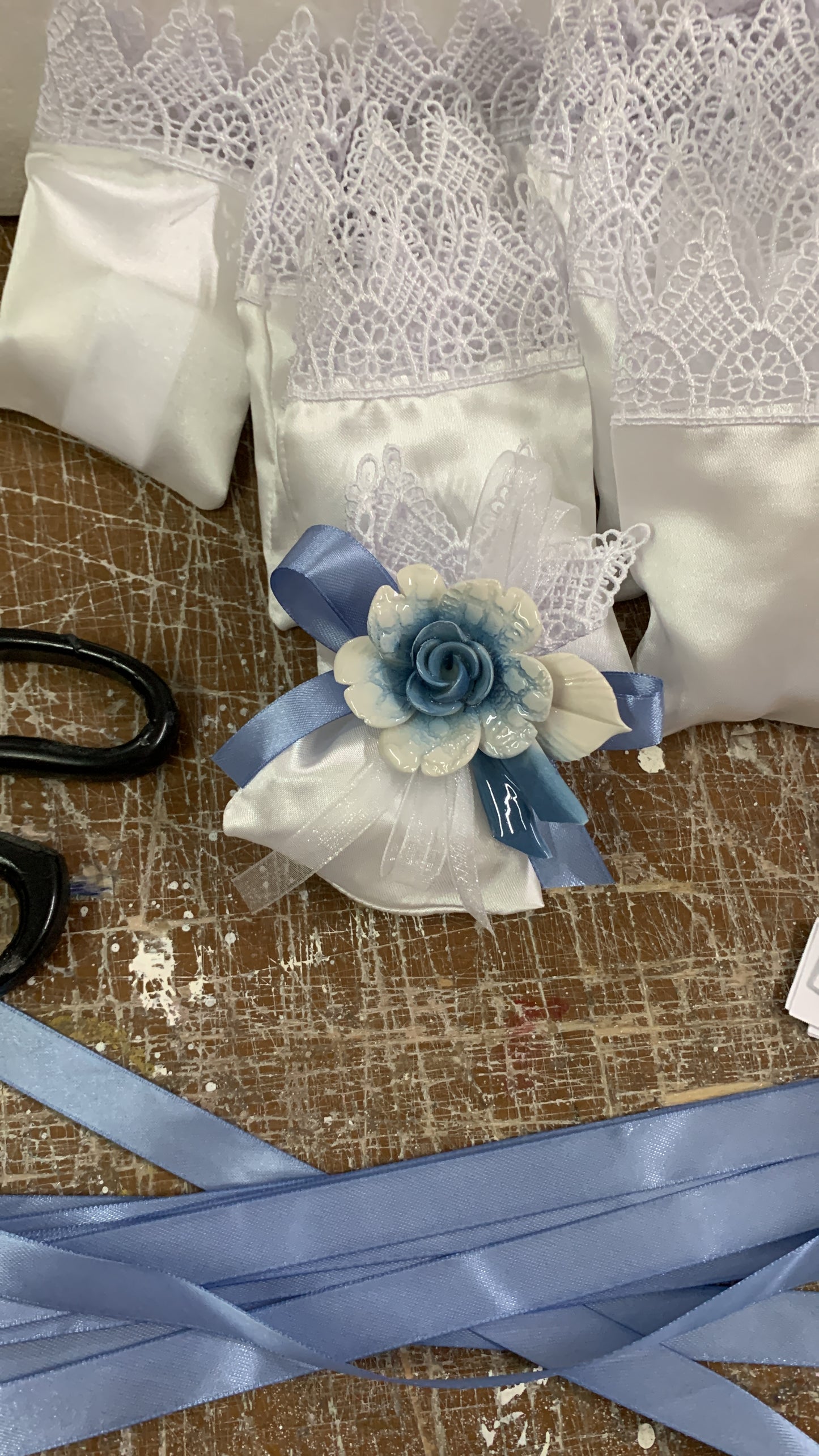 Fiore avion blue su sacchetto