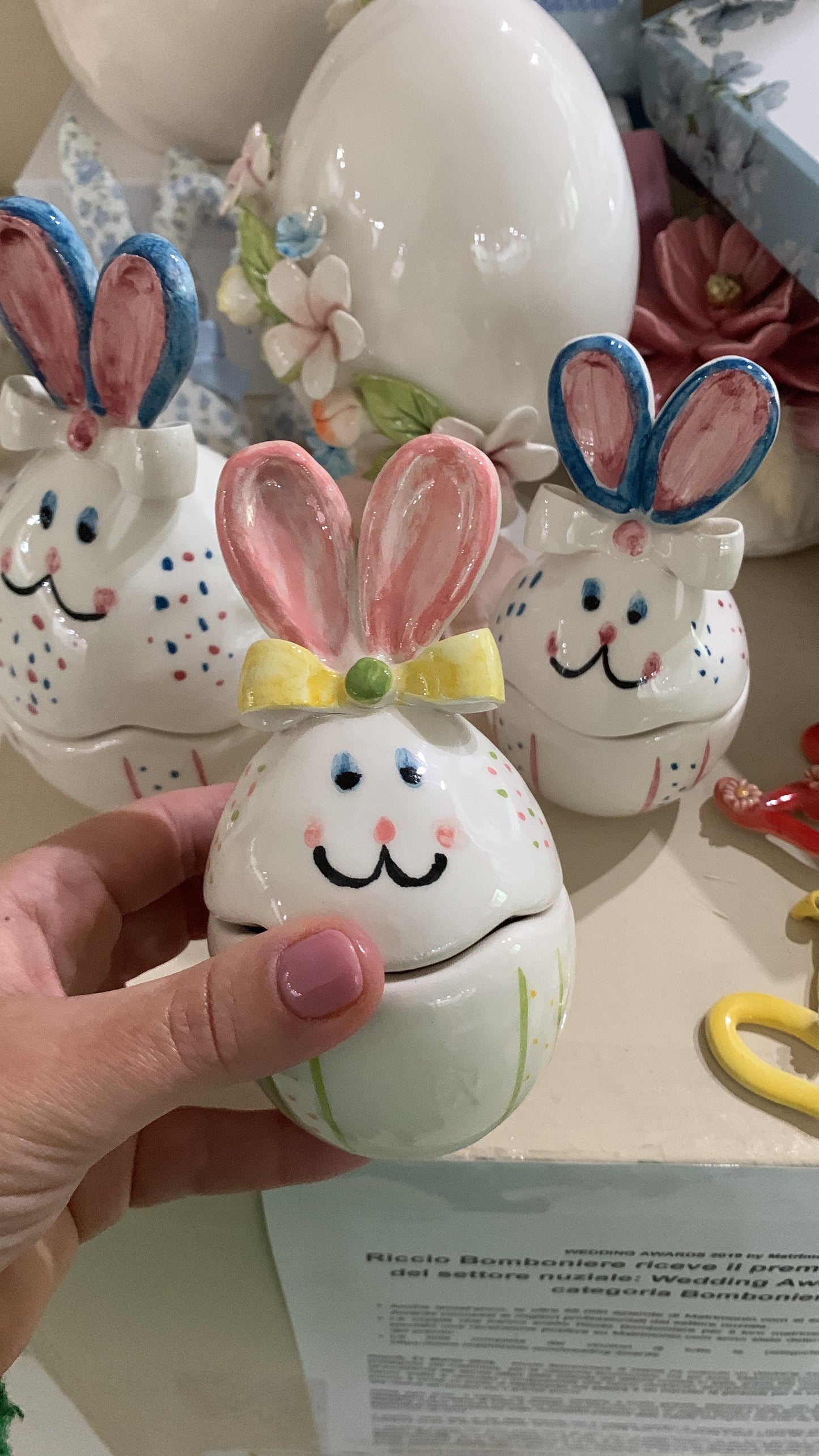 Uovo coniglio di Pasqua