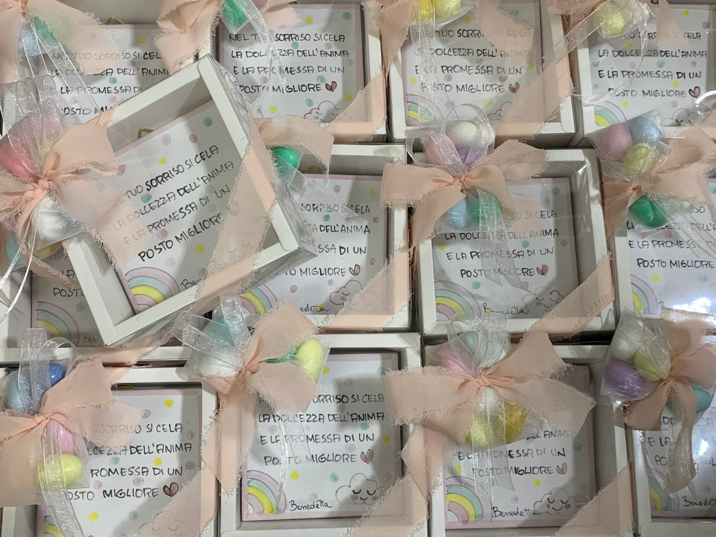 Mattonella Vietri 10x10 in ceramica con frase