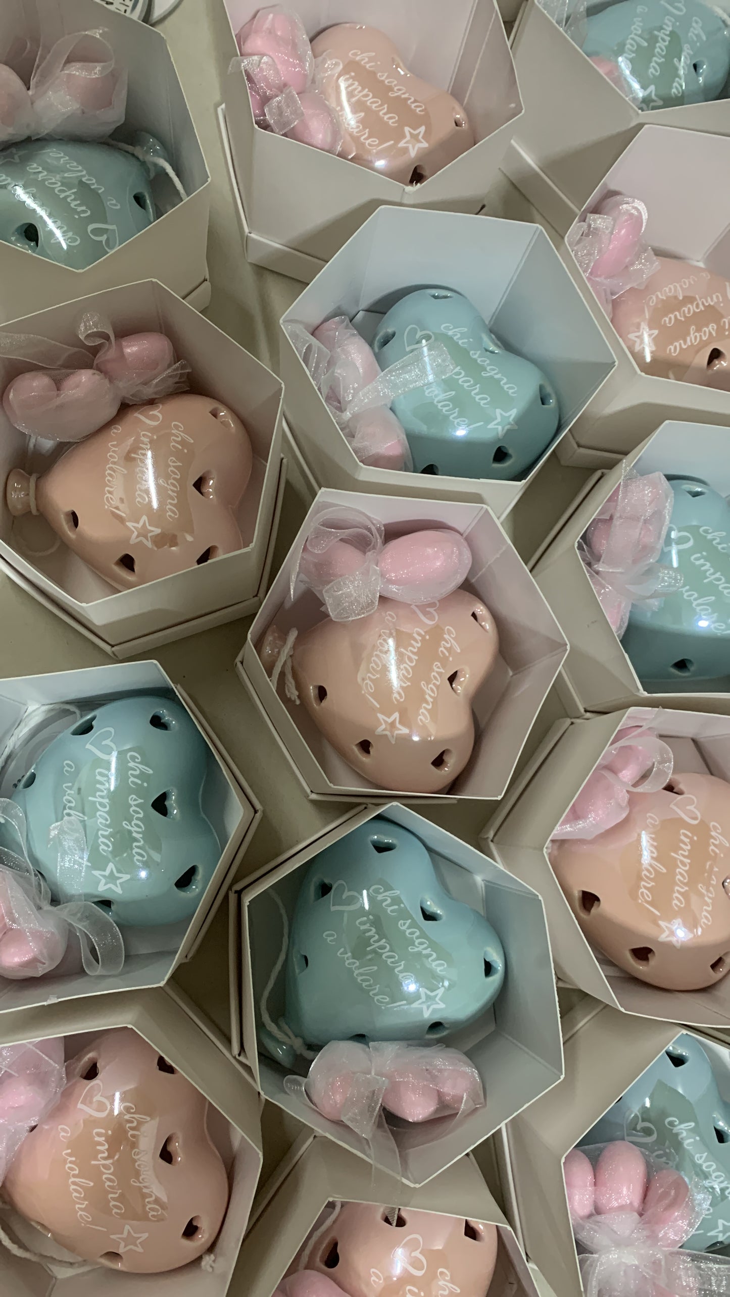 Palloncino cuore led con frase