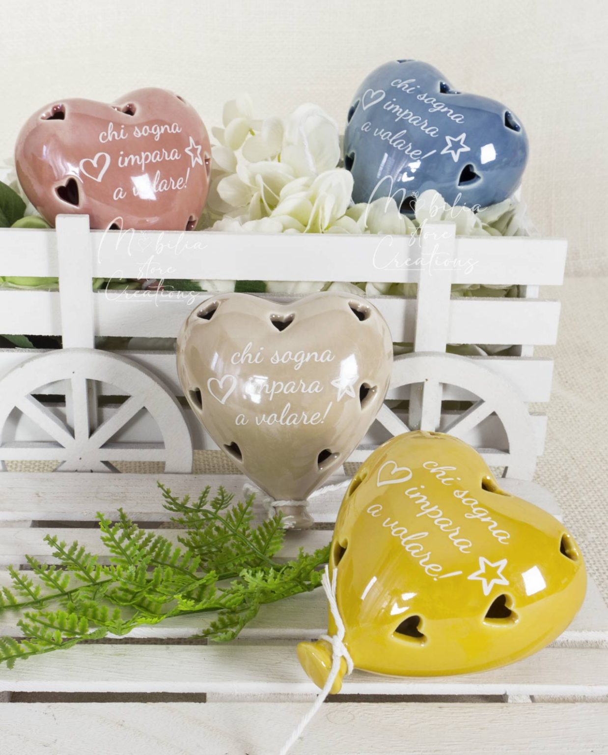 Palloncino cuore led con frase