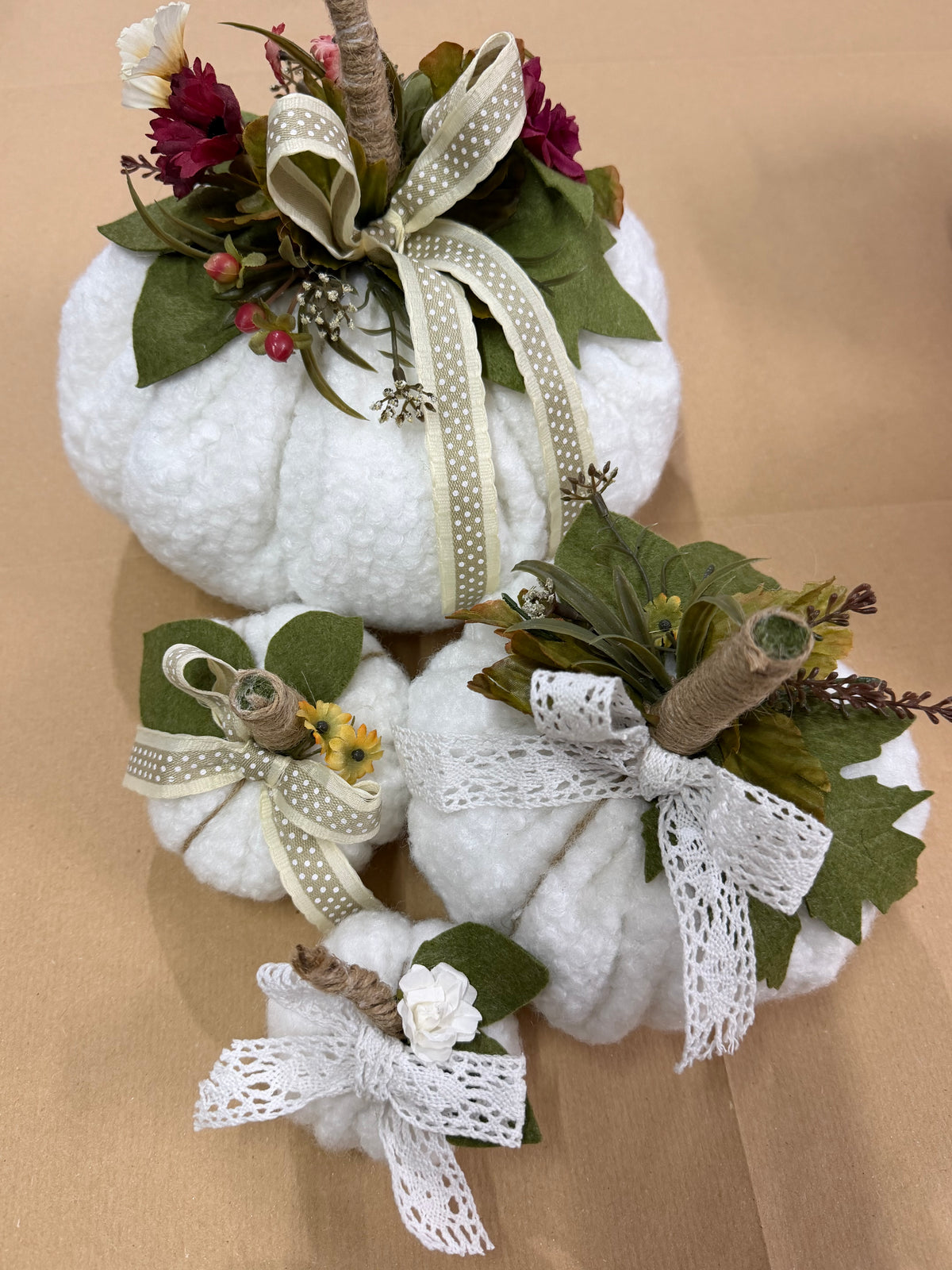 Zucche handmade 4 misure