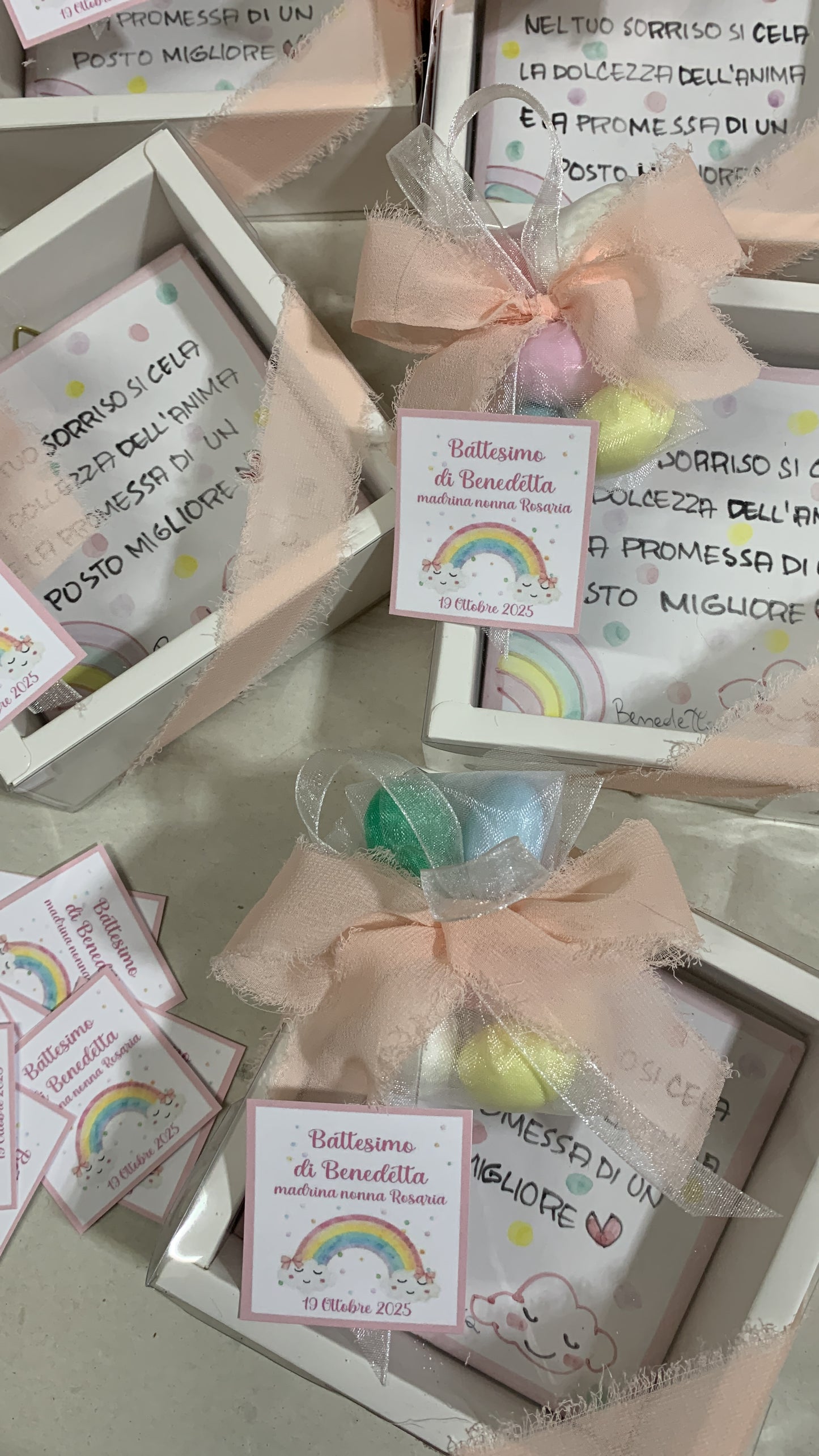 Mattonella Vietri 10x10 in ceramica con frase