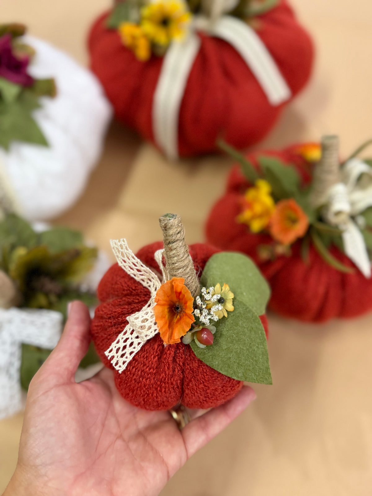 Zucche handmade 4 misure