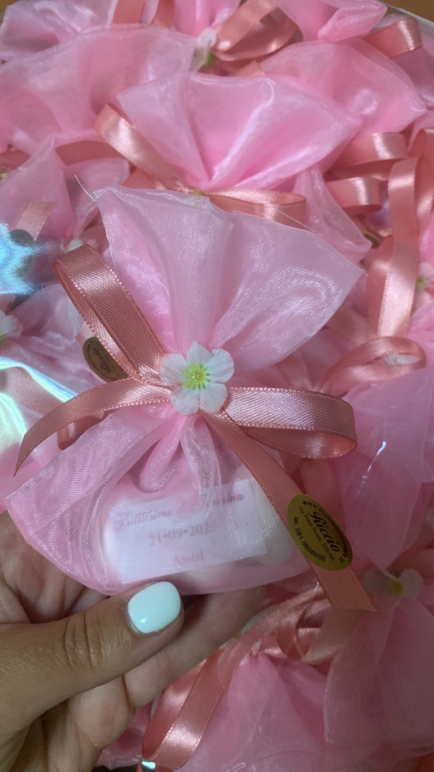 Sacchetto organza semplice
