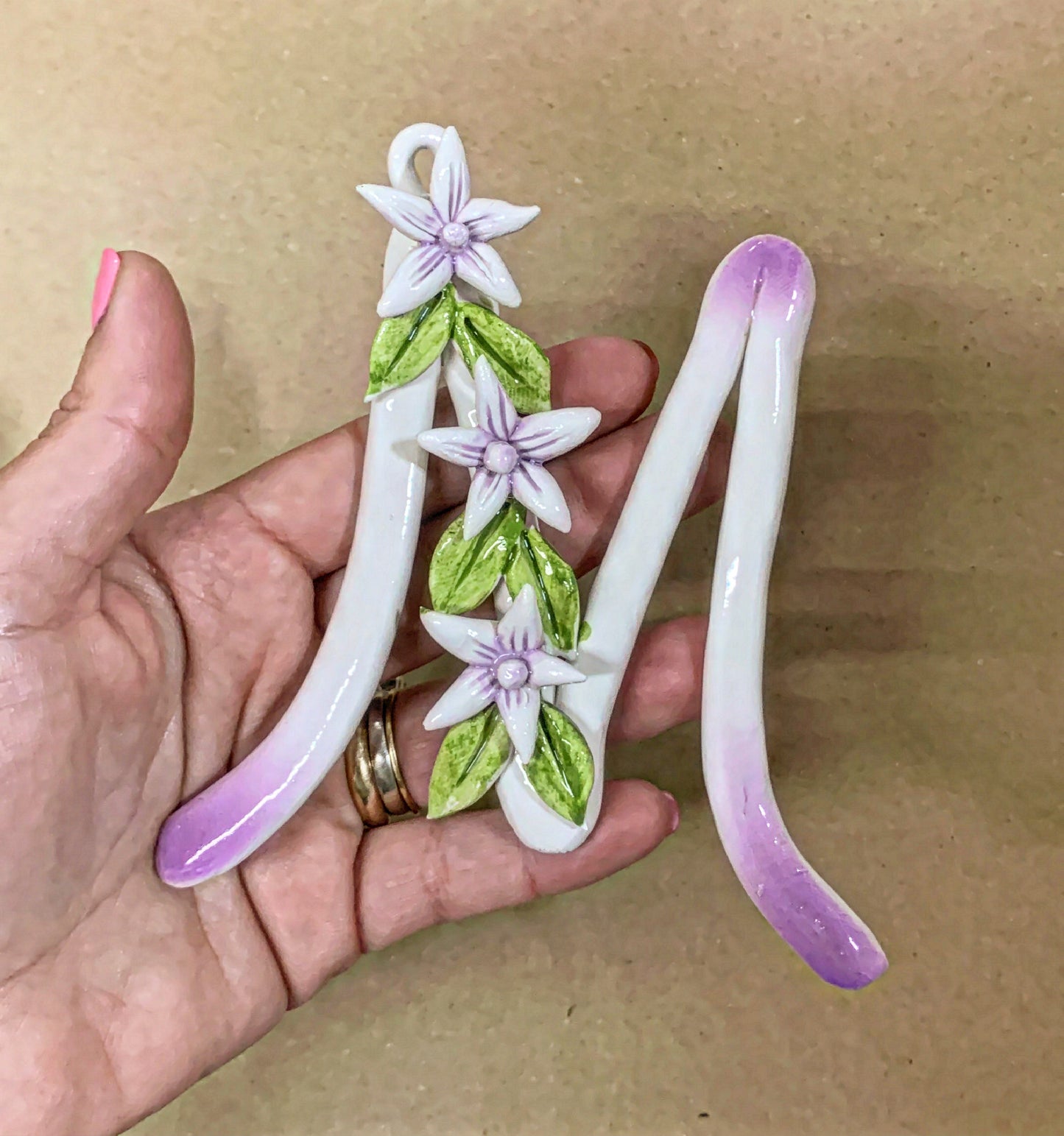 Lettera iniziale in ceramica 12cm