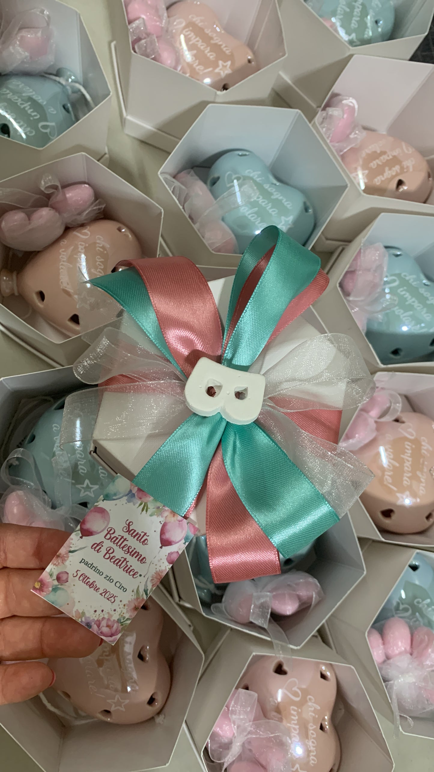 Palloncino cuore led con frase