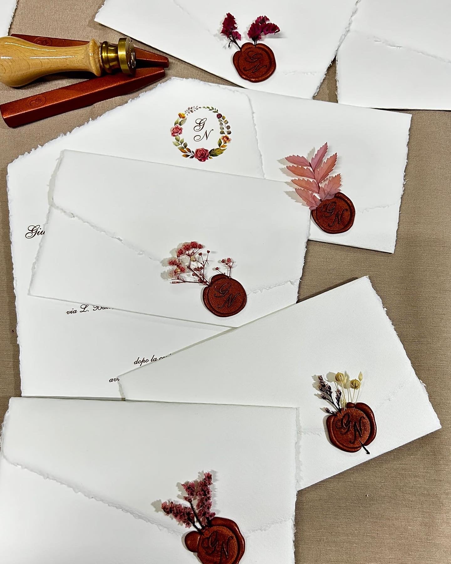 Partecipazione carta Amalfi