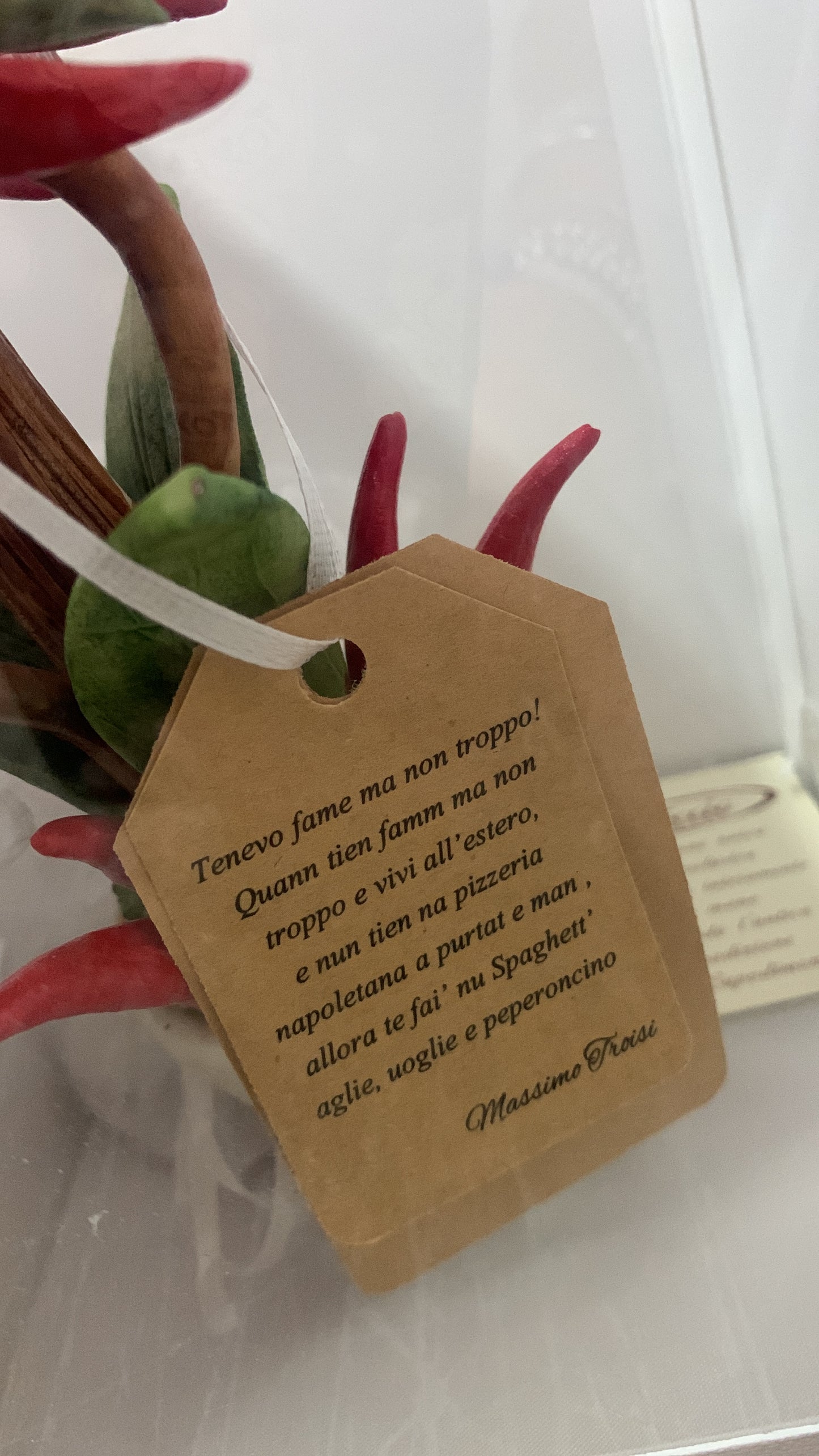 Piantina di peperoncini in porcellana